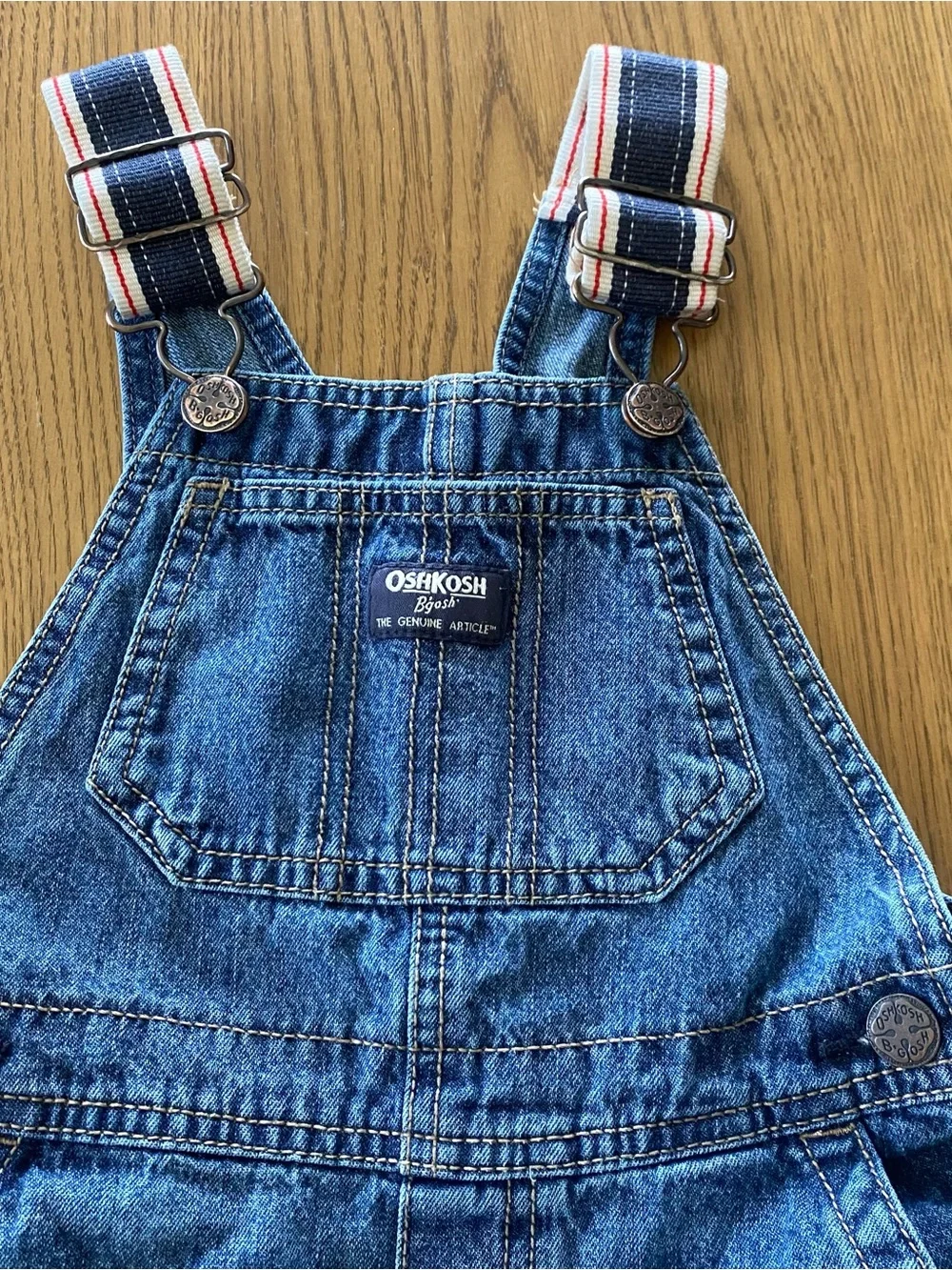 OshKosh B'gosh Denim Shortall Overalls 4T